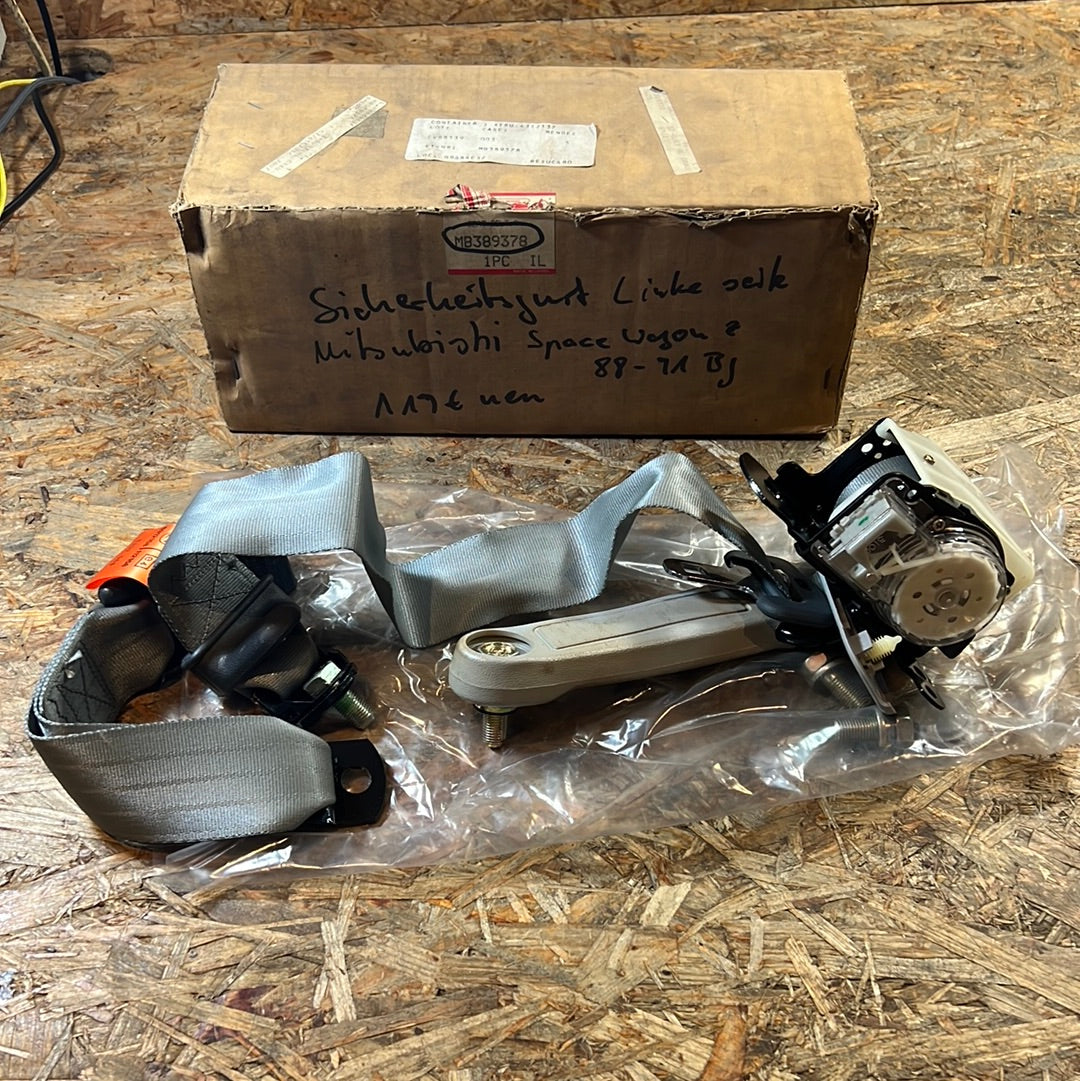 Original Mitsubishi Sicherheitsgurt links Space Wagon 2 88-91 NEU MB389378