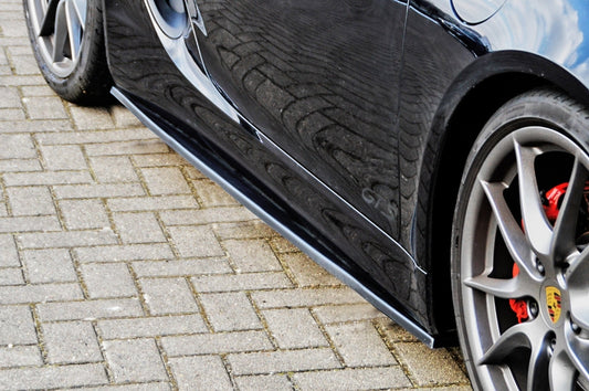 CUP Seitenschweller Porsche Boxster 981 Bj.: 2012-2016 Schwarz Matt
