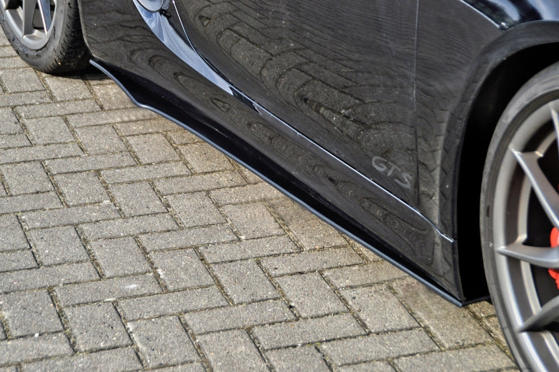 CUP 2 Seitenschweller Porsche Boxster 981 Bj.: 2012-2016 Schwarz Matt