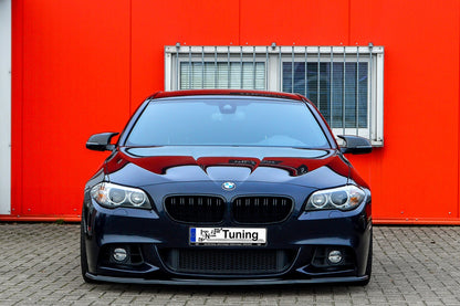 CUP Frontspoilerlippe mit Wing ABS BMW 5er F10 + F11 Bj.: 2010-2013 Schwarz Matt