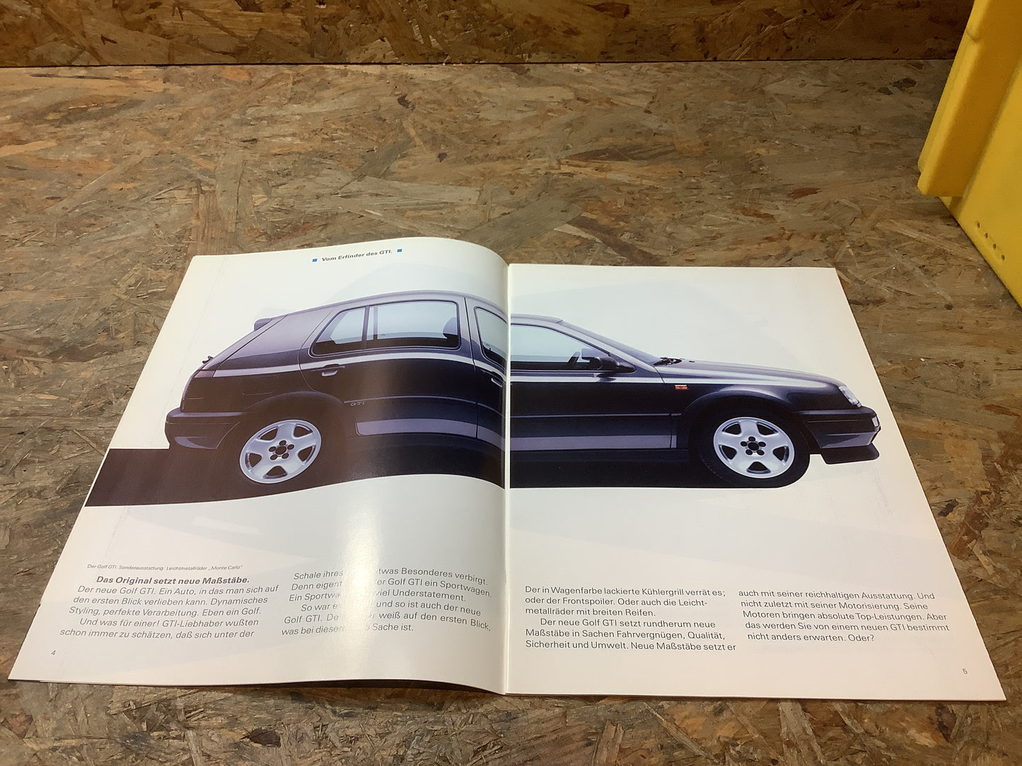 Der neue Golf GTI Werbeheft Ausgabe Januar 1992