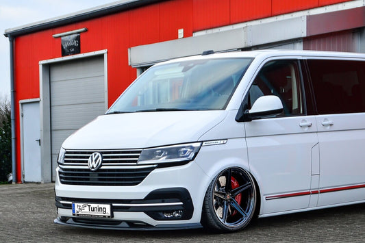 CUP Frontspoilerlippe ABS Volkswagen Bus T6 ab Bj.: 2019- Schwarz Matt