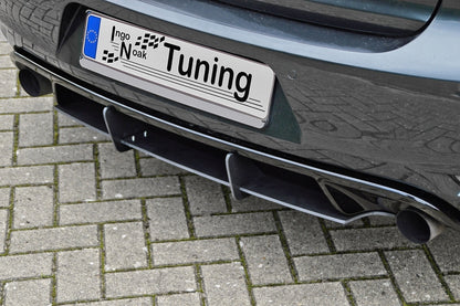 Gefräster Heckansatz Volkswagen Golf 6, 1K Bj.: 2008-2013 Schwarz Matt