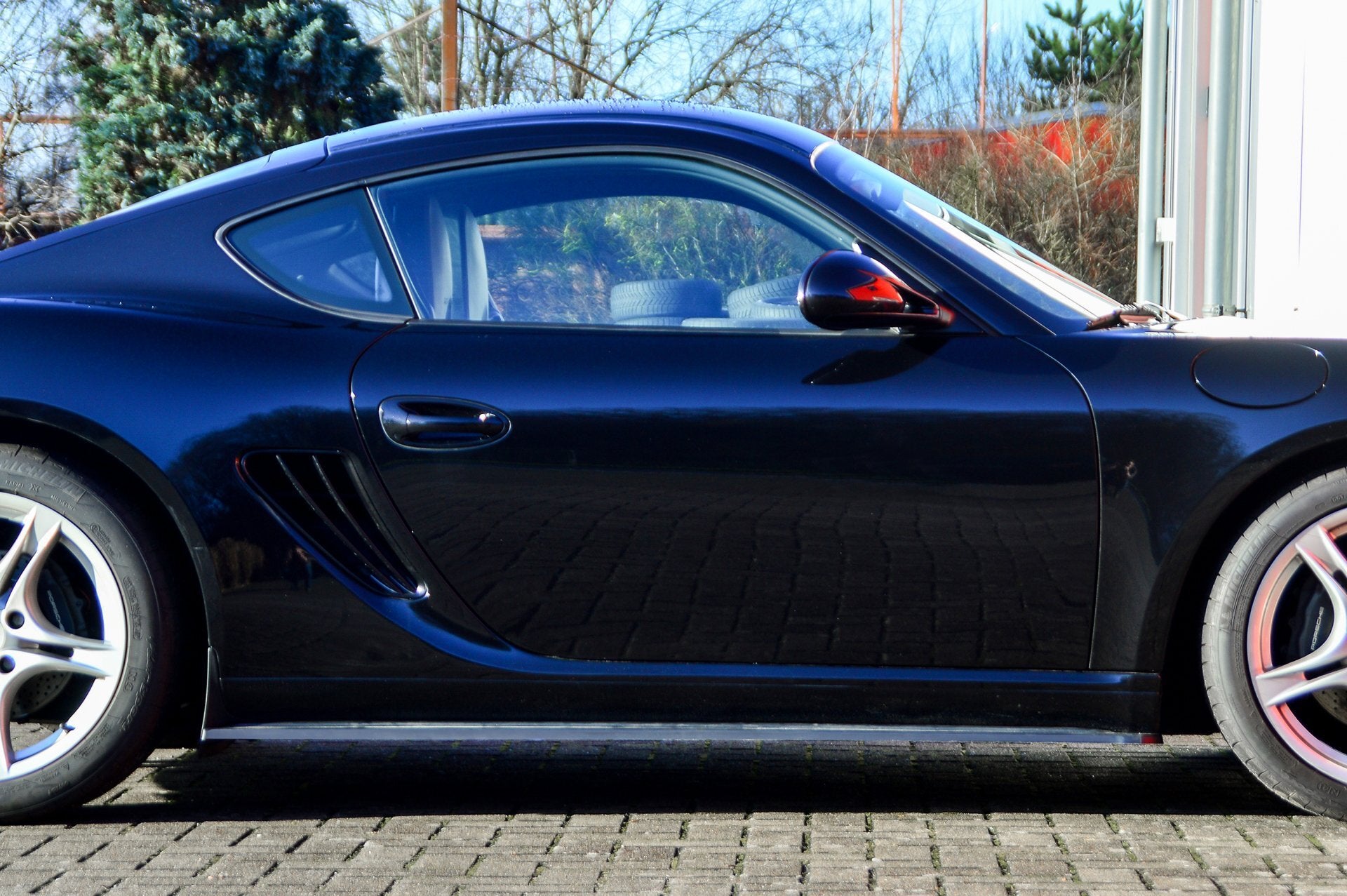 CUP Seitenschwellersatz ABS Porsche Cayman 987 Bj.: 2009-2013 Carbon
