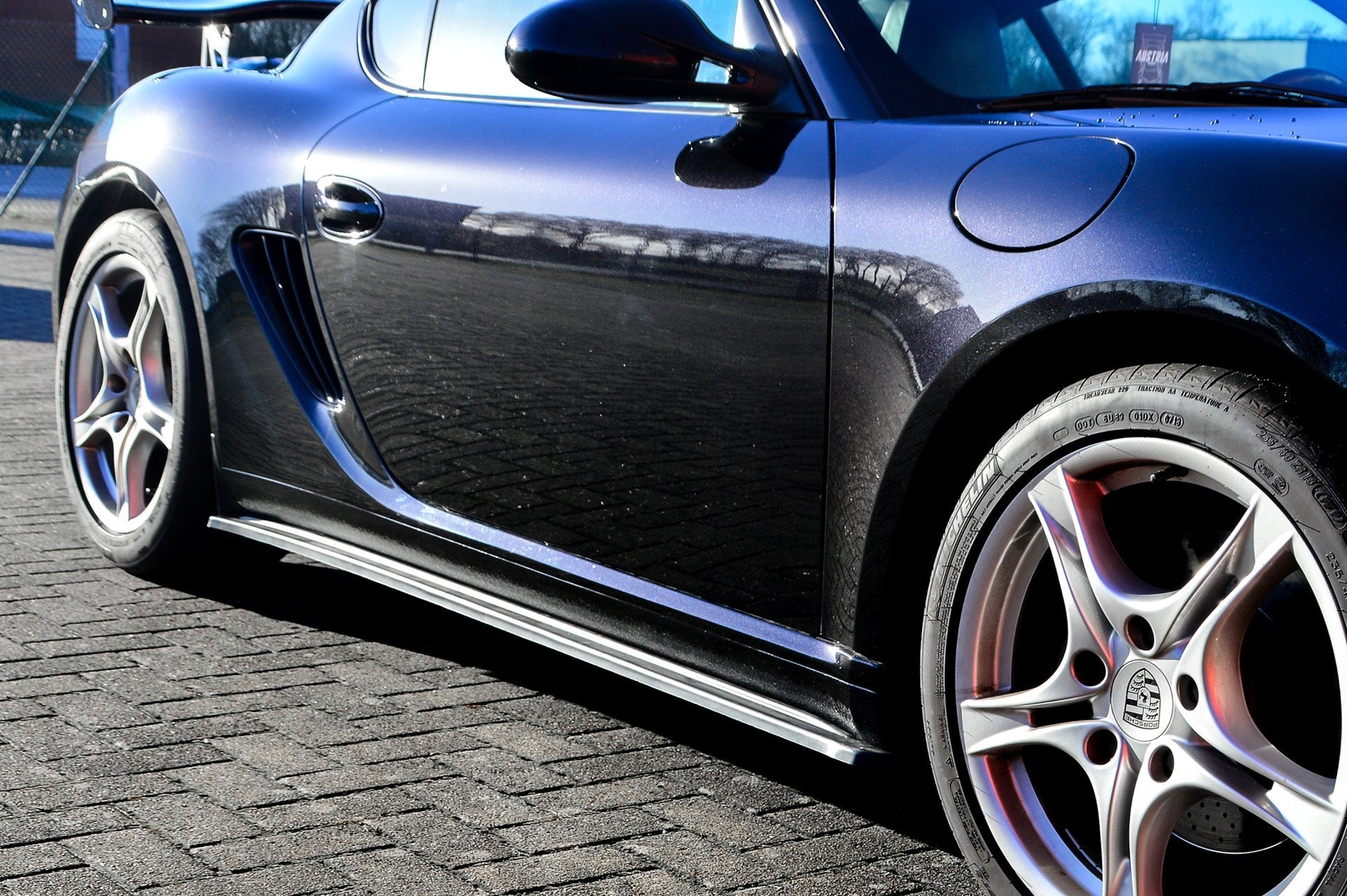 CUP Seitenschwellersatz ABS Porsche Cayman 987 Bj.: 2009-2013 Carbon