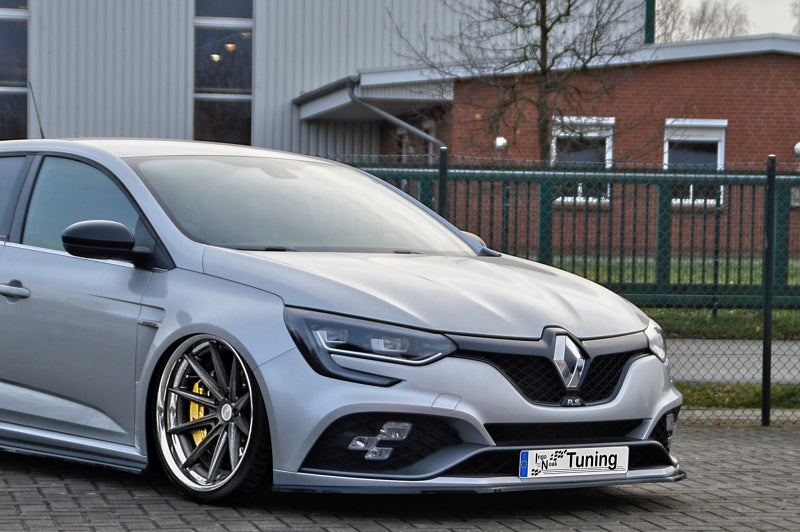 CUP Frontspoilerlippe ABS Renault Megane 4 RS ab Bj.: 2018- Schwarz Matt