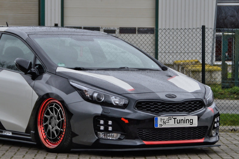 CUP Frontspoilerlippe ABS Kia Ceed GT-Line Bj.:2013-2018 Schwarz Matt