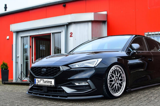 CUP Frontspoilerlippe ABS Seat Leon 4 ST ( KL) ab Bj.: 2020- Schwarz Glanz