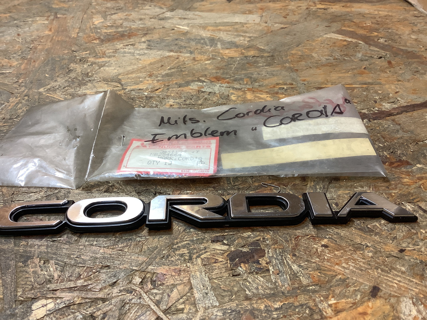 Emblem „Cordia“ Original Mitsubishi NEU