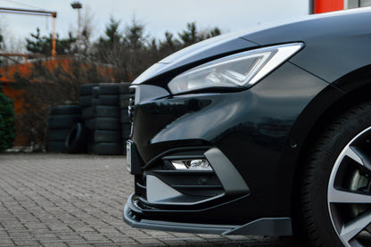 CUP Frontspoilerlippe ABS mit Seitenwing Seat Leon 4 ( KL) Schwarz Glanz