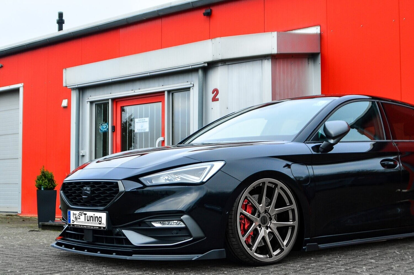CUP Frontspoilerlippe ABS mit Seitenwing Seat Leon 4 ST ( KL) Carbon
