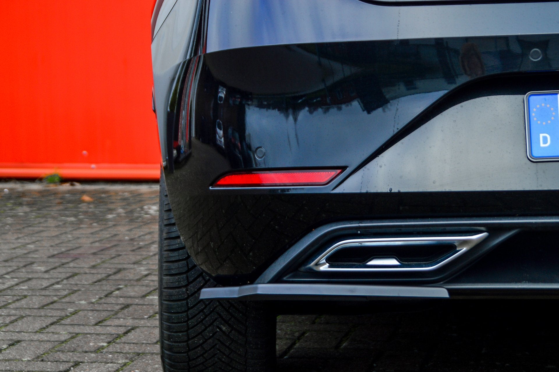 Heckansatz Seitenteile ABS Seat Leon 4 ( KL) ab Bj.: 2020- Schwarz Matt