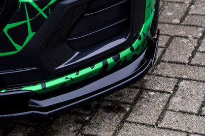 CUP Frontspoilerlippe ABS mit Seitenwing Audi Q2 GA, MK1 Schwarz Matt