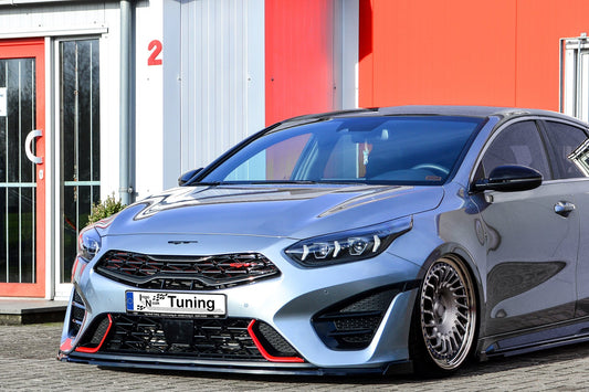 CUP Frontspoilerlippe ABS Kia Ceed GT, CD ( FL) ab Bj.: 2021- Schwarz Glanz