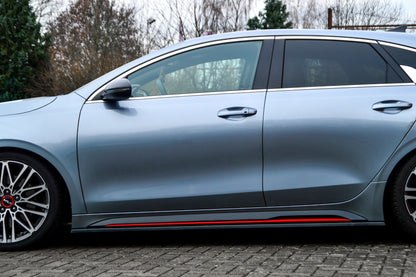 CUP Seitenschwellersatz ABS Kia Pro Ceed GT Bj.:2018-2021 Schwarz Glanz