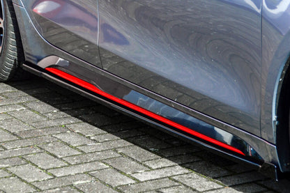 CUP Seitenschwellersatz mit Wing vorne Kia Pro Ceed GT Schwarz Matt