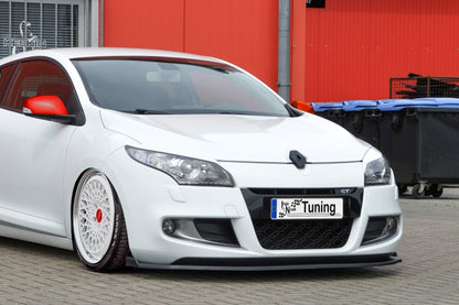 CUP Frontspoilerlippe ABS Renault Megane 3 GT/GT-Line Schwarz Matt