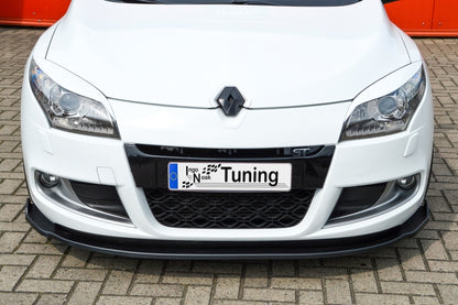 CUP Frontspoilerlippe ABS Renault Megane 3 GT/GT-Line Schwarz Matt