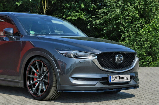 CUP Frontspoilerlippe ABS Mazda CX-5 KF ab Bj.: 2017- Schwarz Glanz