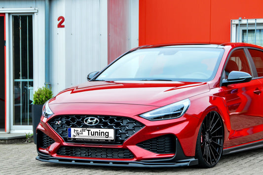 CUP Frontspoilerlippe ABS mit Flaps Hyundai i30 N-Line Schrägheck Carbon