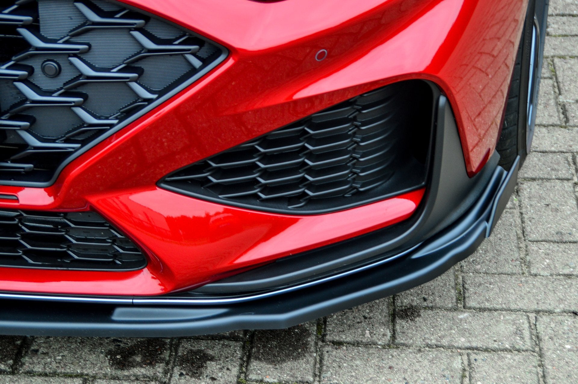 CUP Frontspoilerlippe ABS mit Flaps Hyundai i30 N-Line Fastback Carbon