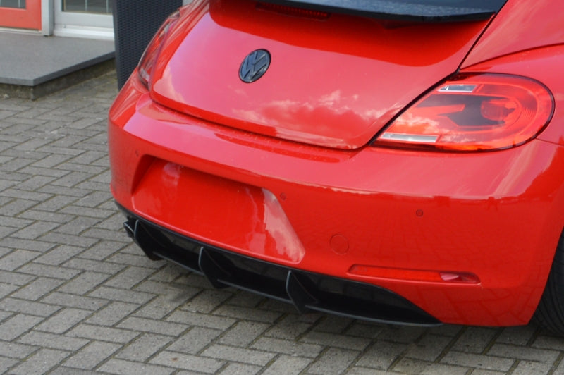 Gefräster Heckansatz Volkswagen Beetle, 5C Ab Bj.: 2015- Schwarz Matt