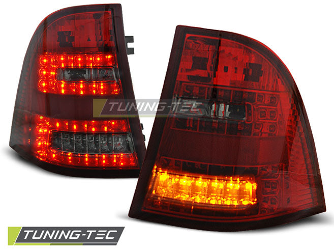 Tuning-Tec LED Rückleuchten für Mercedes Benz ML W163 98-05 rot/rauch mit LED Blinker