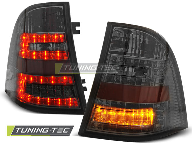 Tuning-Tec LED Rückleuchten für Mercedes Benz ML W163 98-05 schwarz/rauch mit LED Blinker