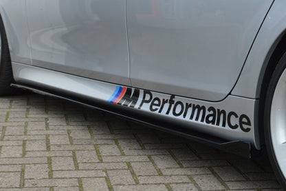 CUP 3 Seitenschweller BMW 5er, E60/E61 2003-2010 Schwarz Matt