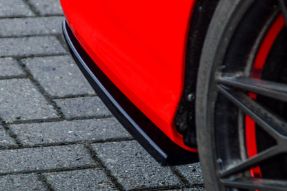 Heckansatz Seitenteile ABS Audi A3, 8V, S-Line + S3, Limousine Carbon