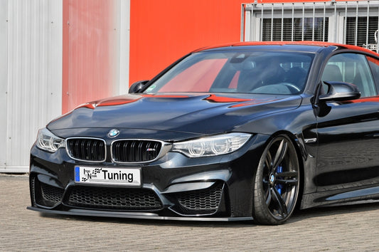 CUP Frontspoilerlippe ABS BMW M3, F80 Bj.: 09/2014- Schwarz Matt