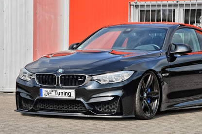 CUP Frontspoilerlippe ABS BMW M3, F80 Bj.: 09/2014- Schwarz Glanz