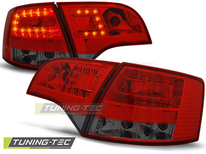 Tuning-Tec LED Rückleuchten für Audi A4 B7 (8E) Avant 04-08 rot/rauch