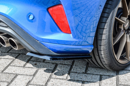 Heckansatz Seitenteile ABS Ford Focus ST-Line , Typ: DEH Schwarz Matt