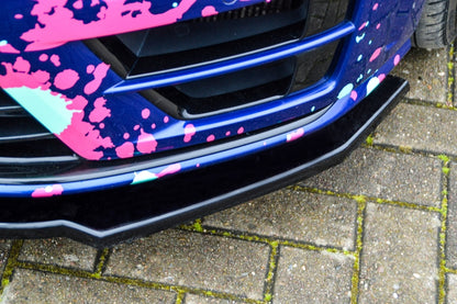 CUP Frontspoilerlippe ABS Volkswagen Golf 7 R + R-Line, Typ AU Carbon