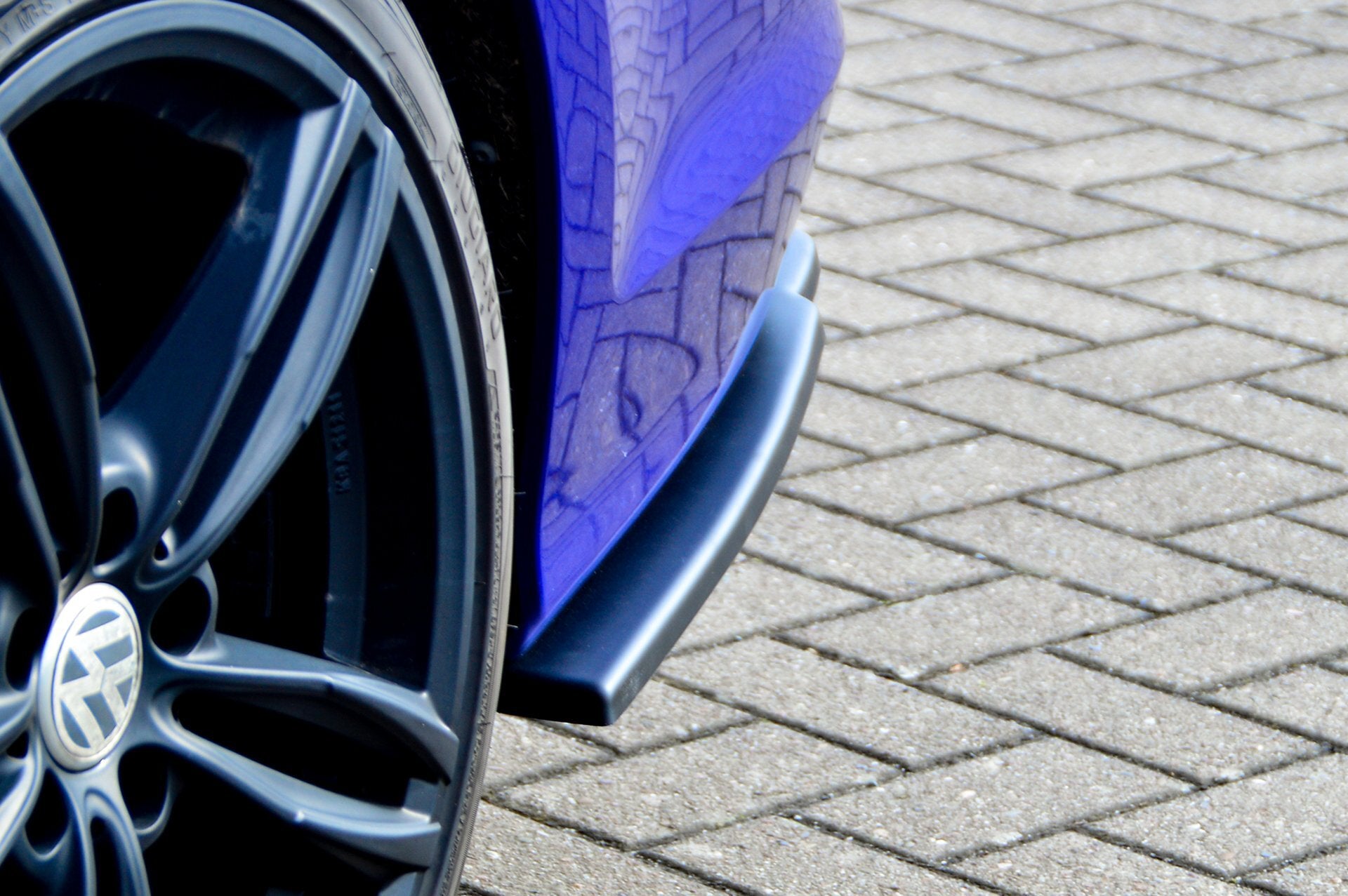 Heckansatz L/R Volkswagen Golf 7 R+ R-Line Bj.: 2013-2017 Schwarz Glanz