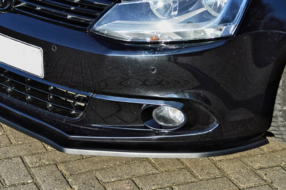 CUP Frontspoilerlippe ABS Volkswagen Jetta 6, Typ. 16 Schwarz Matt