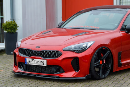 CUP Frontspoilerlippe ABS mit Seitenwing Kia Stinger CK Ab Bj.:2017 Carbon