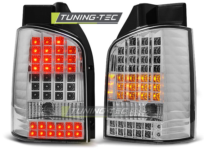 Tuning-Tec LED Rückleuchten für VW T5 03-09 chrom (Heckklappe)