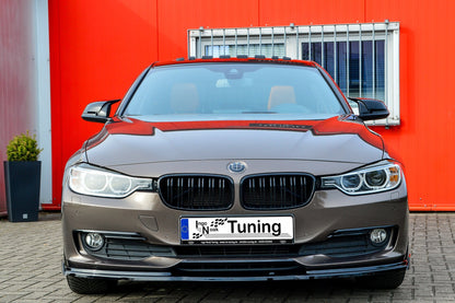 CUP Frontspoilerlippe ABS mit Seitenwing BMW 3er F30/ F31 Schwarz Matt