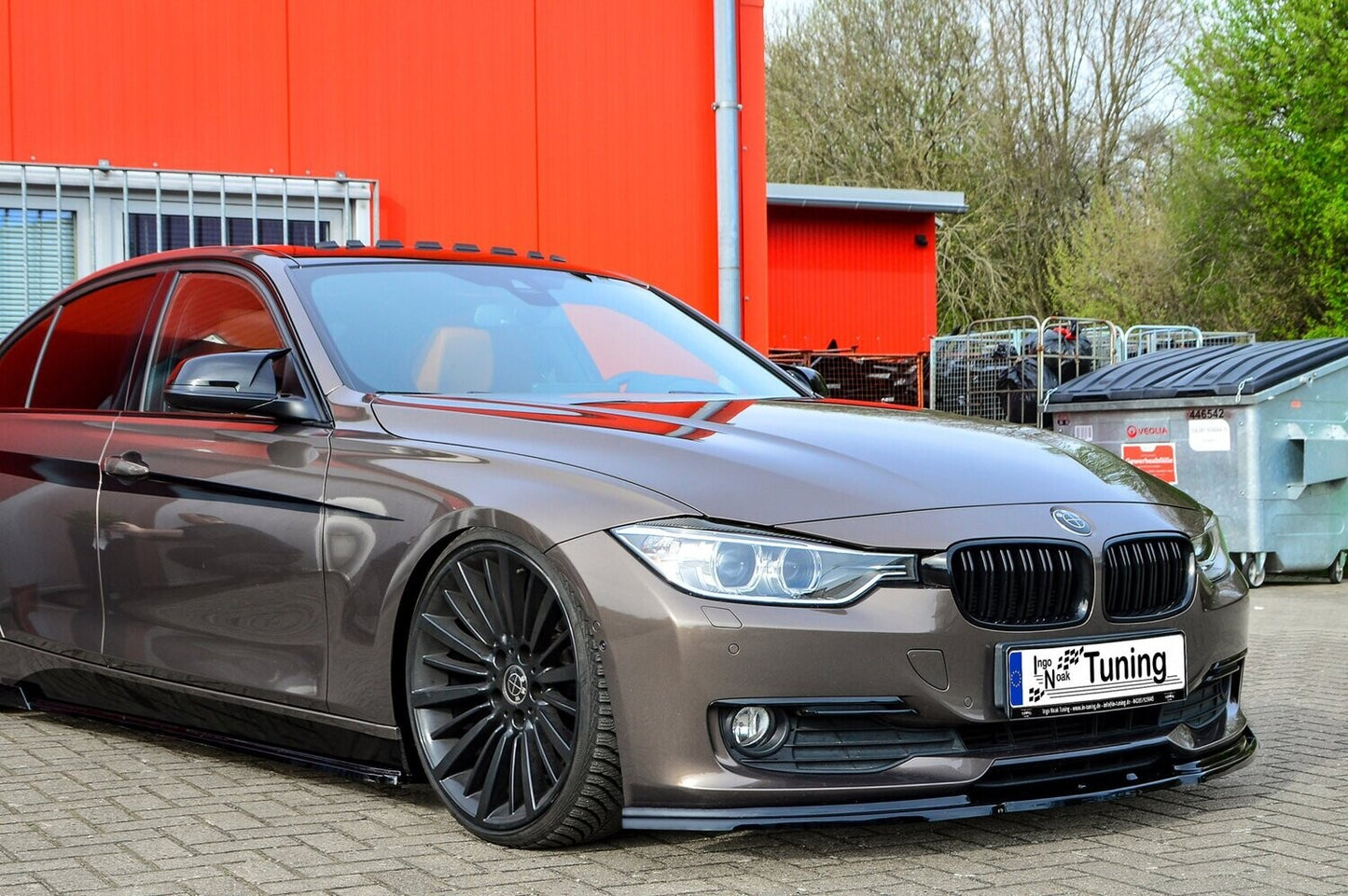 CUP Frontspoilerlippe ABS BMW 3er F30/ F31 Bj.: 2011 - 2015 Schwarz Matt