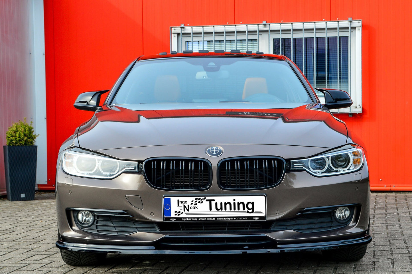 CUP Frontspoilerlippe ABS BMW 3er F30/ F31 Bj.: 2011 - 2015 Schwarz Matt