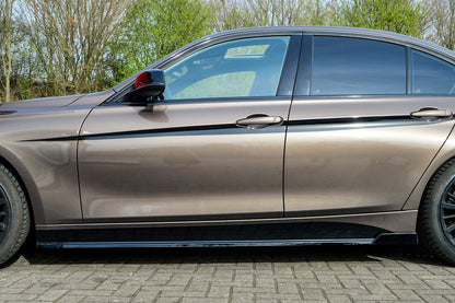 CUP 3 Seitenschweller BMW 3er F30/ F31 Bj.: 2011 - 2015 Schwarz Glanz