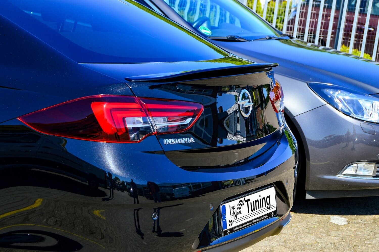 Heckspoiler ABS Opel Insignia B ab Bj.: 2017- Schwarz Glanz