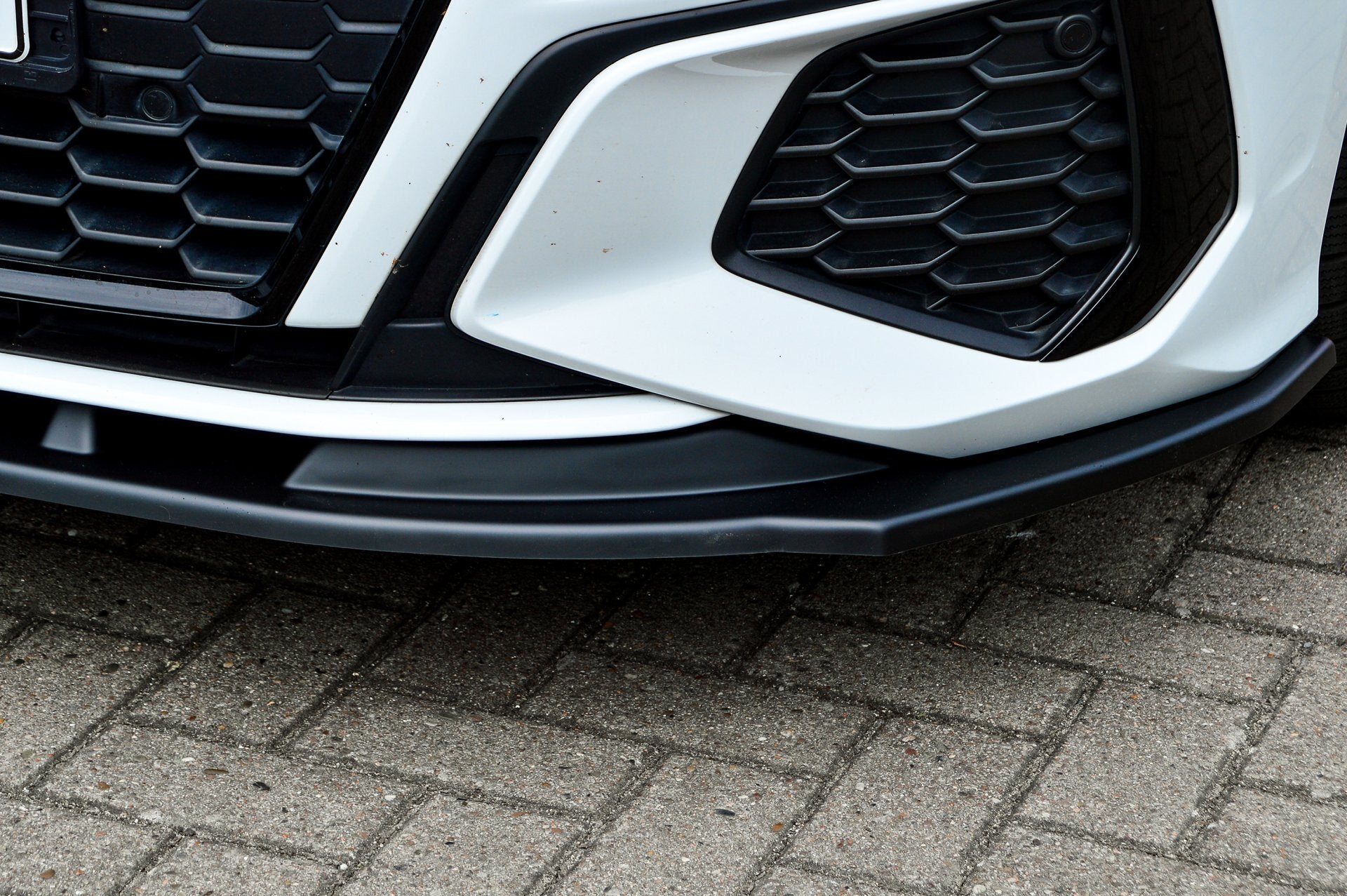 CUP Frontspoilerlippe ABS Audi A3, 8Y Ab Bj.: 2019 - Schwarz Glanz