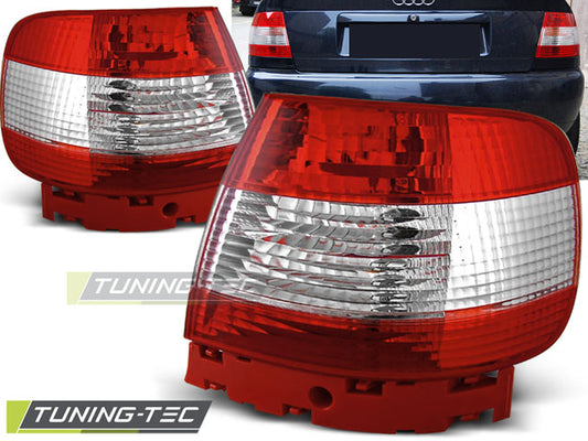 Tuning-Tec Rückleuchten für Audi A4 B5 Limousine 94-00 rot/weiß