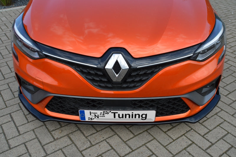 CUP Frontspoilerlippe ABS Renault Clio 5, R.S.-Line ab Bj.: 2019- Schwarz Glanz