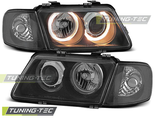 Tuning-Tec Angel Eyes Scheinwerfer für Audi A3 (8L) 96-00 schwarz