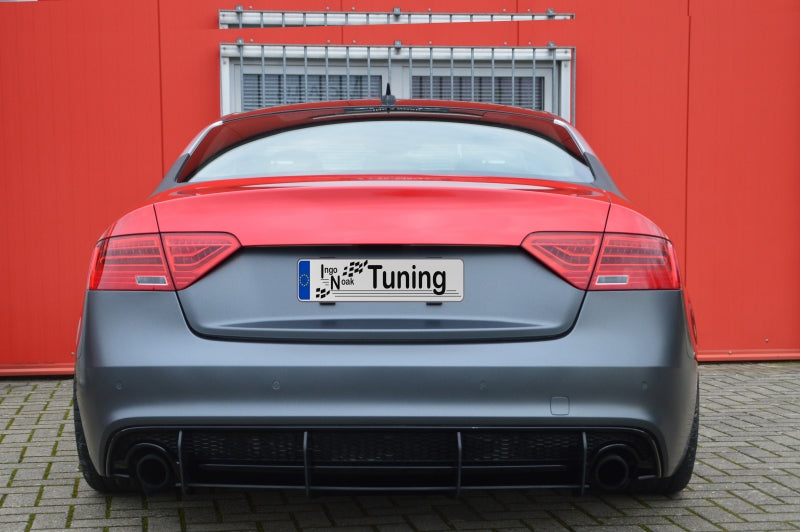 CUP Frontspoilerlippe ABS Audi A5 / B8 Sport Edition Plus Schwarz Glanz