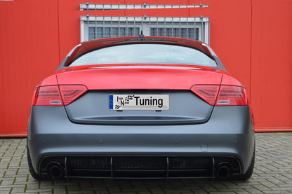 CUP Frontspoilerlippe ABS Audi A5 / B8 Sport Edition Plus Schwarz Glanz